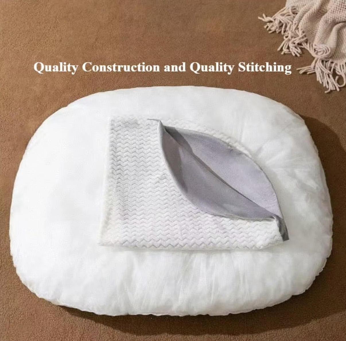 Orthopedic Dog Bed — Memory Foam Support, Machine Washable, All Sizes