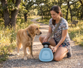 Dog Poop Bag Dispenser with Foldable Scoop — 2-in-1 Dog Walk Essential