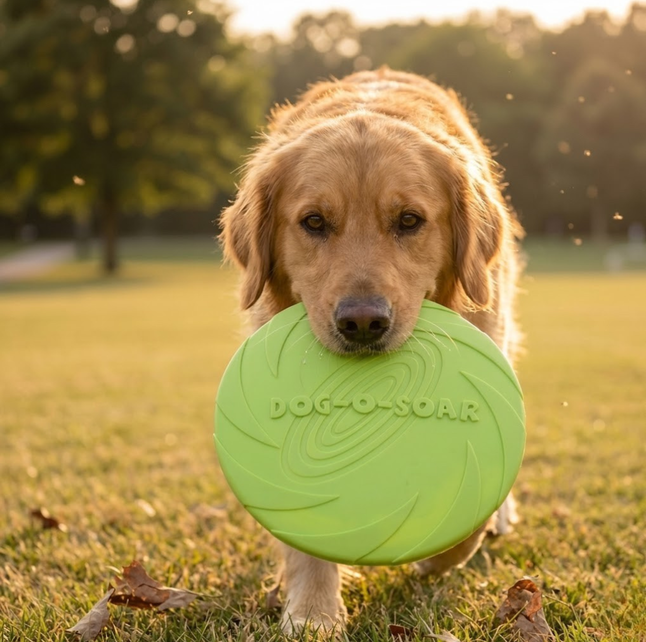 Dog Flying Disc Toy — Bite-Resistant Frisbee for Outdoor Fetch and Training