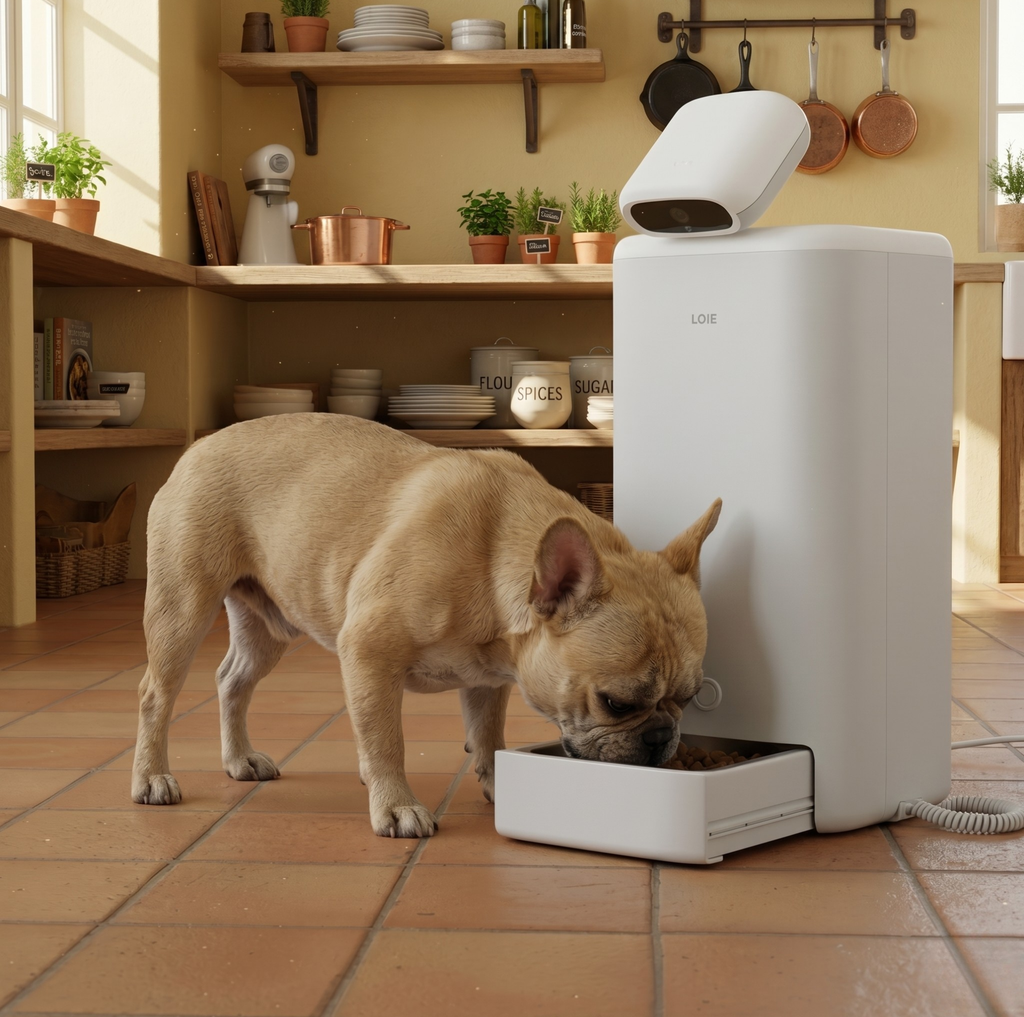 Automatic Pet Feeder with Camera — Smart WiFi Feeder, 1080P HD, App Controlled
