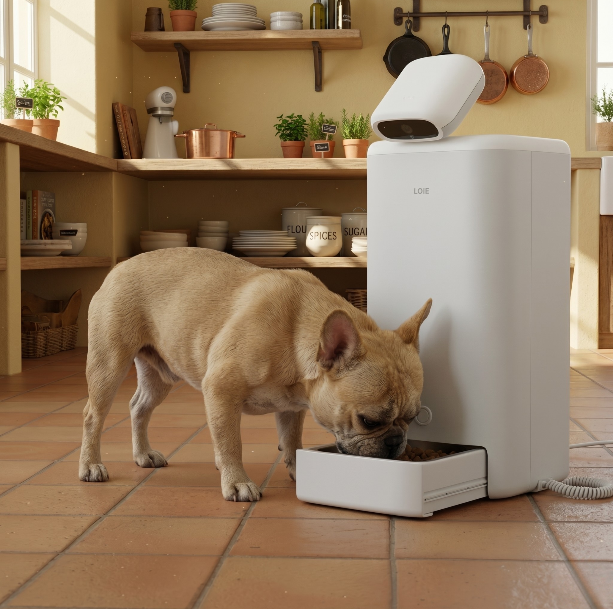 Automatic Pet Feeder with Camera — Smart WiFi Feeder, 1080P HD, App Controlled
